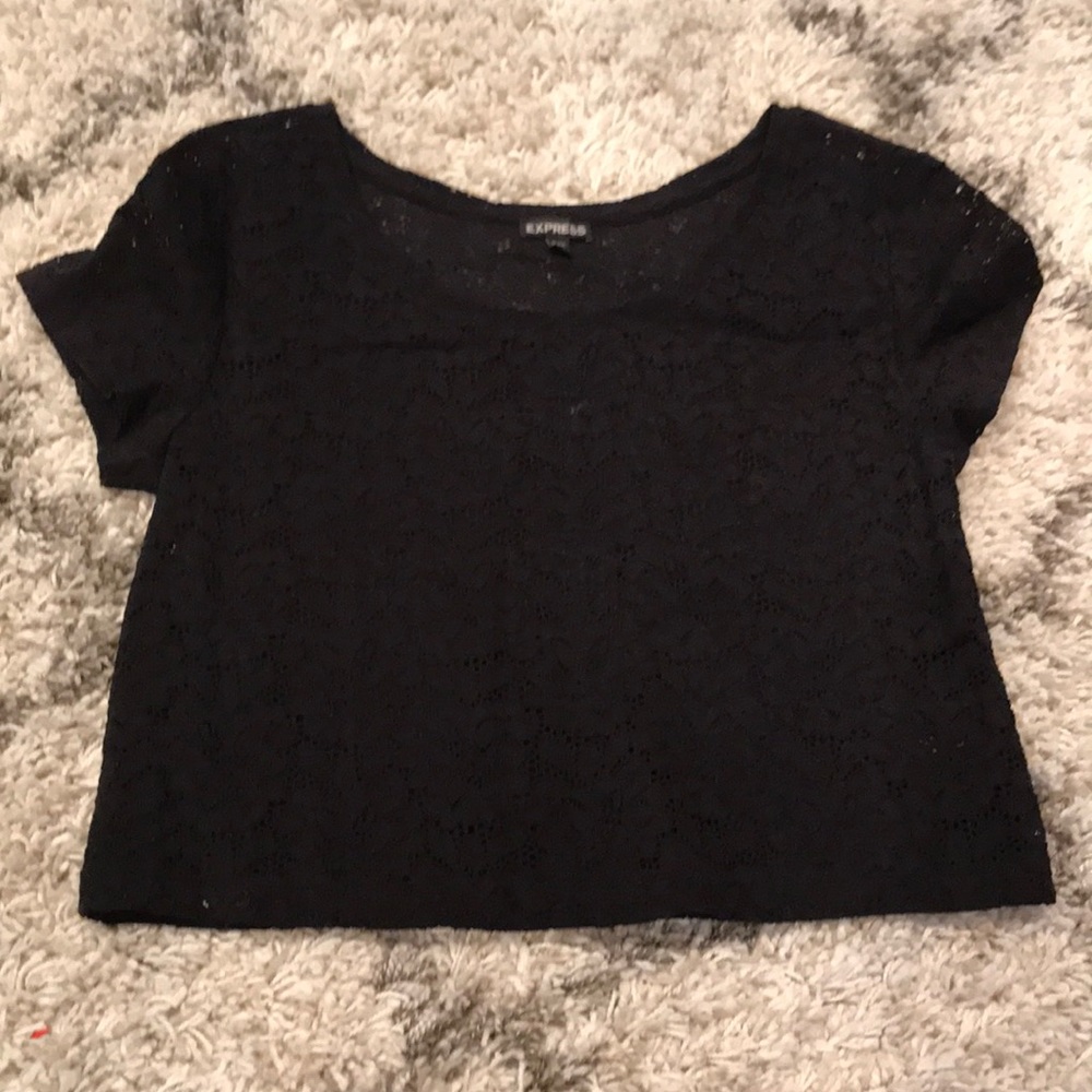 Express Lace crop top
